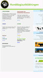 Mobile Screenshot of hunddagisutbildningen.se